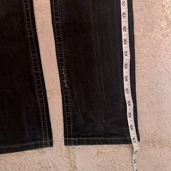 MEK Denim slightly distressed black OAXACA skinny jeans - size 28 - Picture 5 of 10